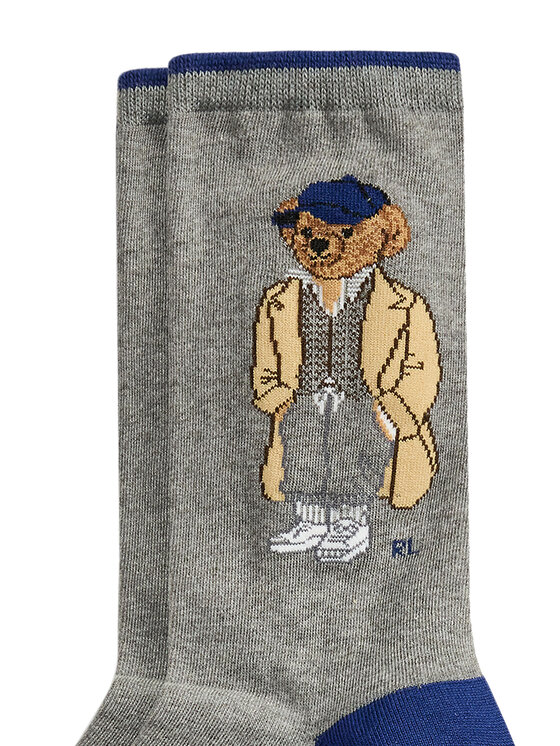 Polo Ralph Lauren Polo Ralph Lauren Dlhé ponožky 455982931001 Sivá