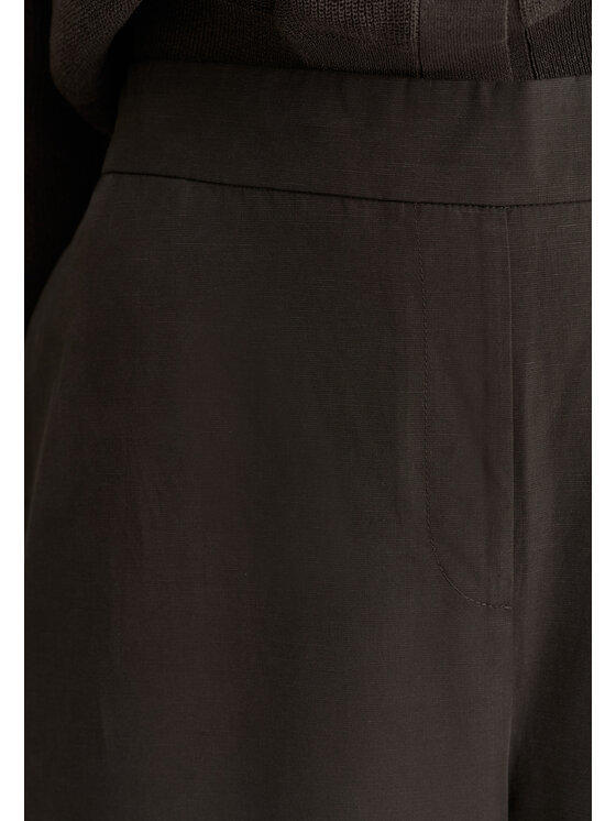 TATUUM TATUUM Spodnie materiałowe NERAKA 1 Brązowy Loose Fit