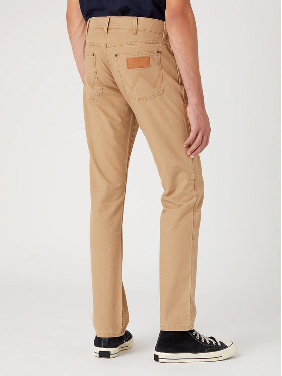 Wrangler Wrangler Medžiaginės kelnės Greensboro W15QDRC20 112334233 Smėlio Straight Leg