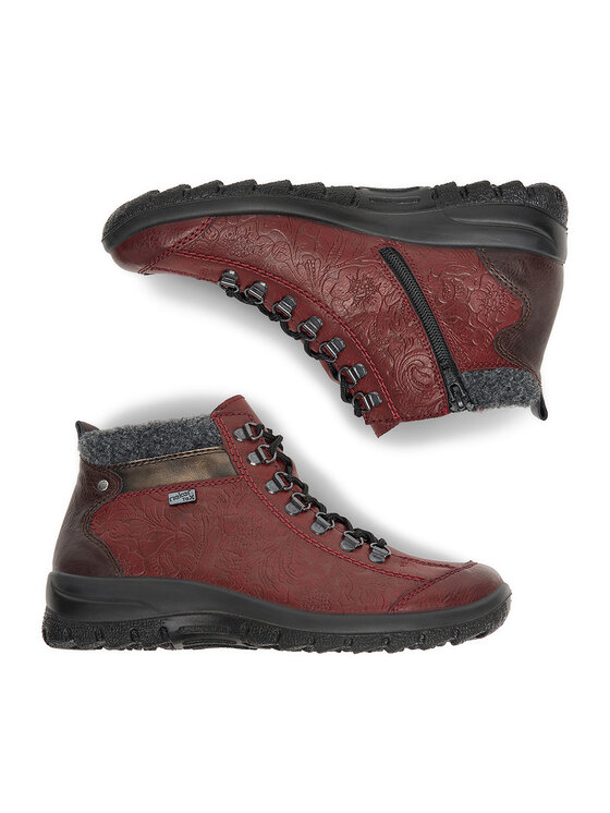Rieker Rieker Škornji CEO-L7144-35 Bordo rdeča
