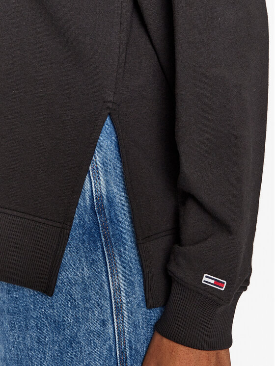 Tommy Jeans Tommy Jeans Majica dugih rukava Grunge DW0DW16401 Crna Relaxed Fit