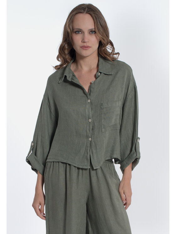 ACANFORA ACANFORA Camicia 5074-VERMIL Verde Regular Fit