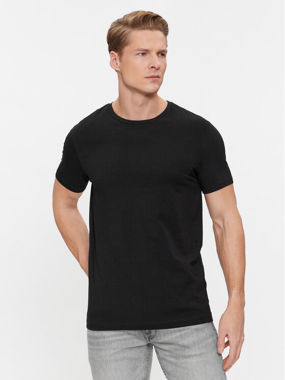 HUGO Hugo 2 t-kreklu komplekts Round 50325440 Melns Regular Fit