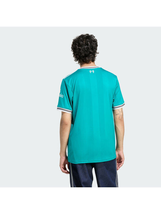 adidas adidas Koszulka techniczna 158373 Turkusowy Slim Fit