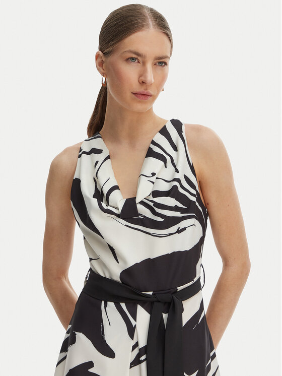 Rinascimento Rinascimento Koktel haljina CFC0020269002 Crna Regular Fit