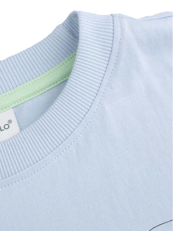 Coccodrillo Coccodrillo Tricou WC5143216VBD Albastru celest Regular Fit