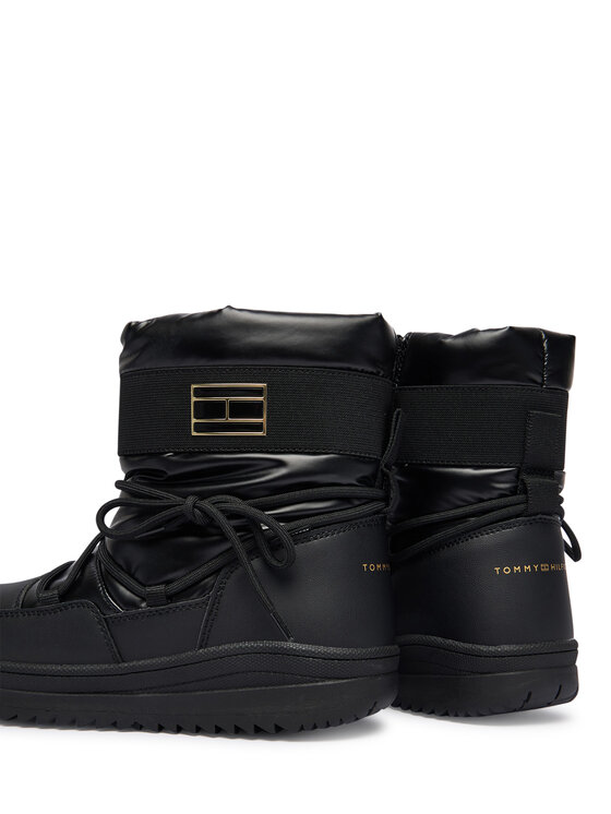 Tommy Hilfiger Tommy Hilfiger Hótaposó Snow Boot T3A5-34052-1474 D Fekete