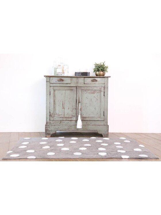 Lorena Canals Lorena Canals Dywan dziecięcy Dywan Bawełniany Topos Grey 120x160 cm Szary