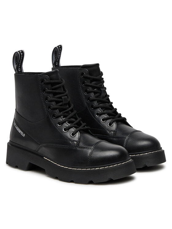 KARL LAGERFELD KARL LAGERFELD Schnürstiefeletten KL40450 Schwarz