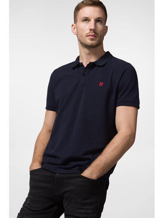 Próchnik Próchnik Polo PM 1 PO073123000004 Granatowy Slim Fit