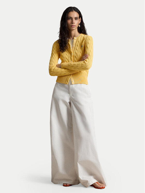 Polo Ralph Lauren Polo Ralph Lauren Ζακέτα 211971868507 Σκούρο κίτρινο Slim Fit