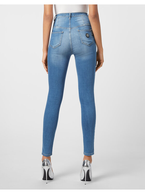 PHILIPP PLEIN PHILIPP PLEIN Jeansy 4631 Niebieski jasny Slim Fit
