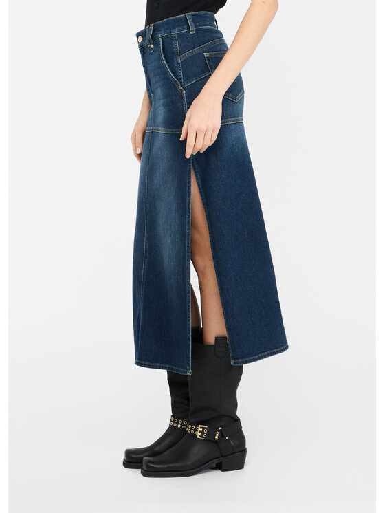 Liu Jo Liu Jo Gonna di jeans UF5129D026978947 Celeste Regular Fit