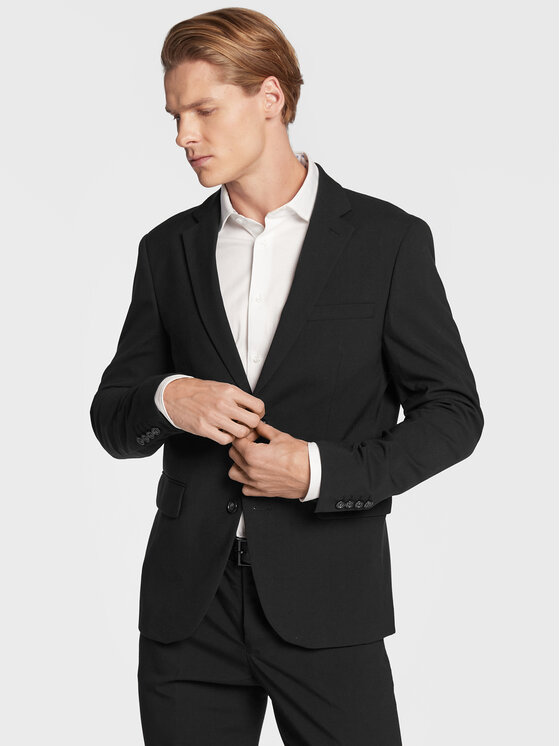 Lindbergh Lindbergh Oblek 30-61040 Černá Slim Fit