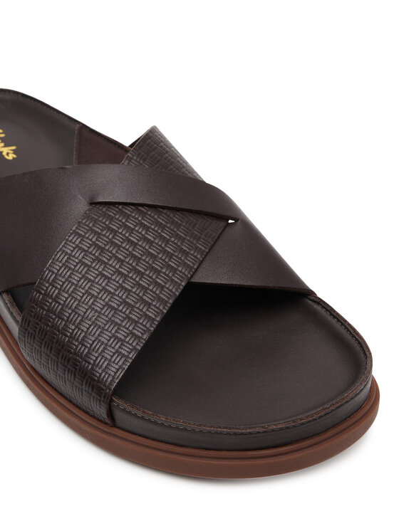 Clarks Clarks Klapki Torford Cross 26180888 Brązowy