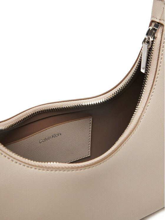 Calvin Klein Calvin Klein Torbica Foil Logo Conv Shou?Lder Bag LV04F3272G Bež