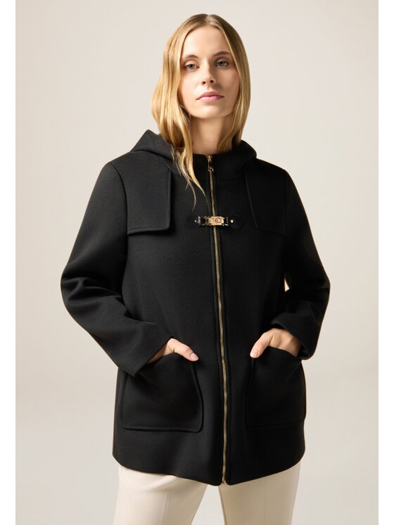 Oltre Oltre Cappotto invernale 0086R000485N033 Nero Baggy Fit