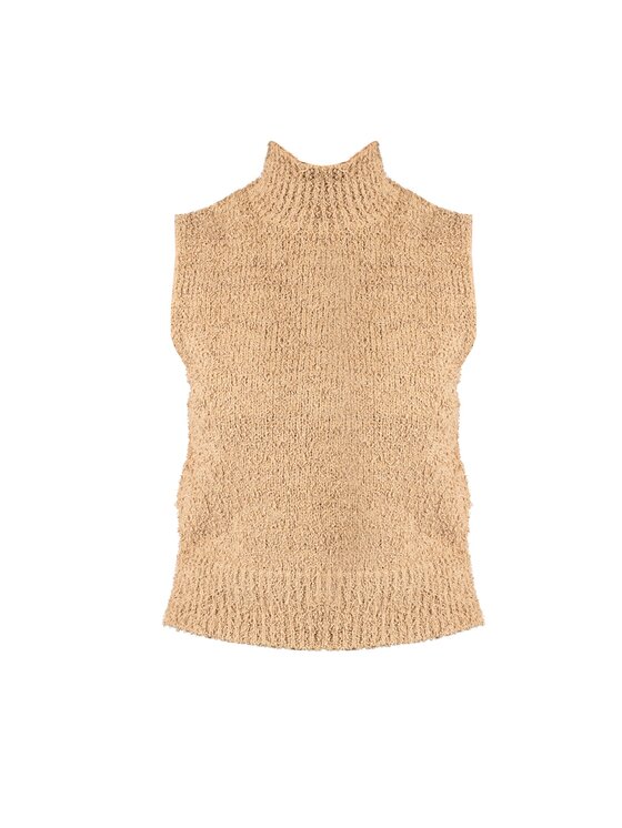 PINKO PINKO Γιλέκο PINKO Gilet Donna 1G17ZL-A033 D25 Beige Μπεζ Standard Fit