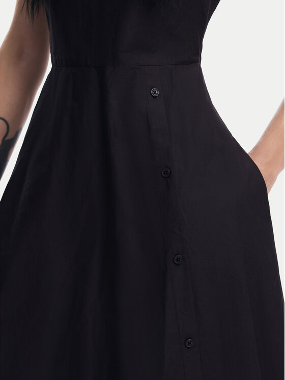 Desigual Desigual Комплект суитшърт и рокля Oklahoma 24WWVW45 Черен Regular Fit