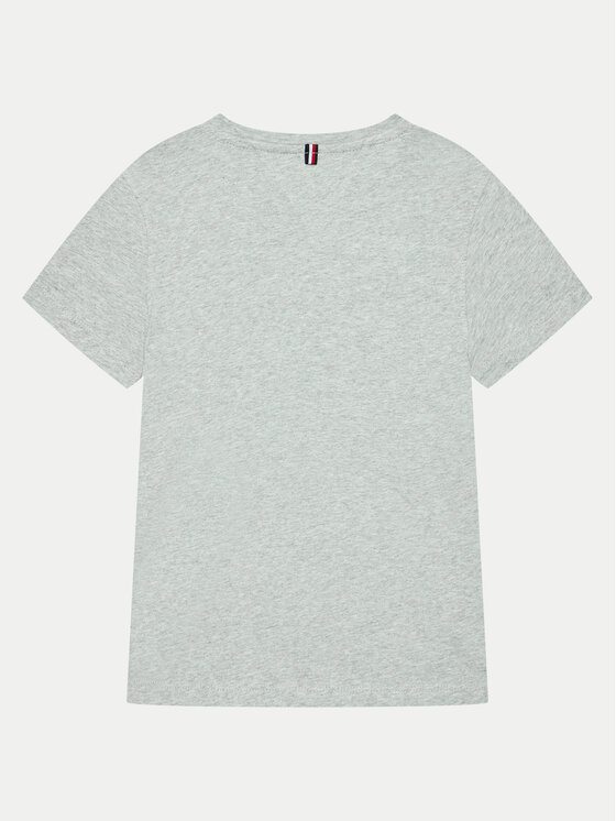 Tommy Hilfiger Tommy Hilfiger T-Shirt KB0KB04140 D Šedá Regular Fit