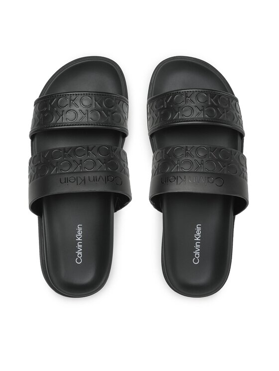 Calvin Klein Calvin Klein Παντόφλες Ergo Slide - Hf Mono HW0HW01535 Μαύρο