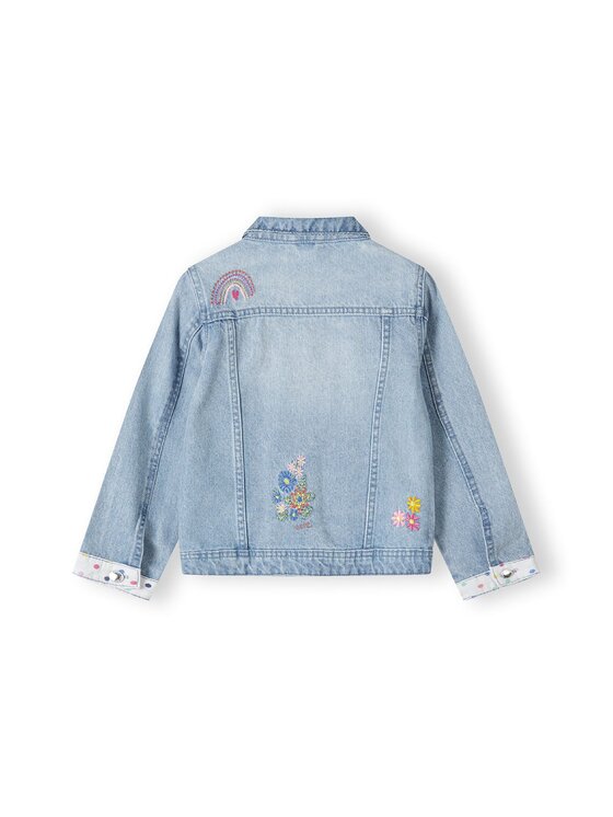 MINOTI MINOTI Kurtka jeansowa 22jacket1 Niebieski Regular Fit