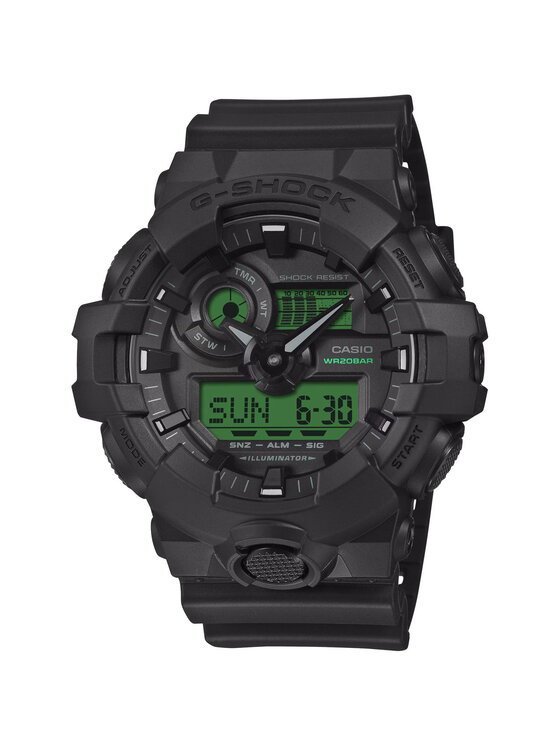 Casio Casio Zegarek GA-700BEG-1AER Czarny