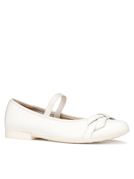 Geox Geox Balerinke Jr Plie' J6555A 00085 C1000 S Bijela