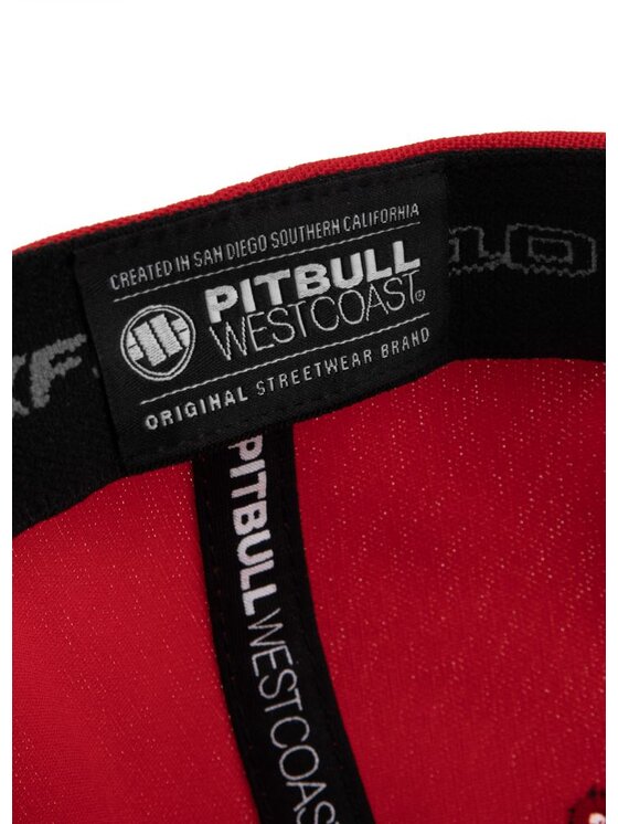PITBULL PITBULL Czapka z daszkiem Czapka Snapback Classic SEASCAPE uniwersalny Czerwony