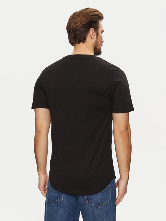 Jack & Jones Jack & Jones Set de tricouri﻿ Brody 12190468 Negru Regular Fit