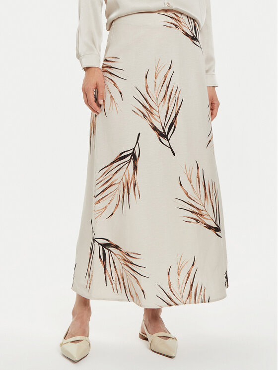 Tatuum Gonna a trapezio Palmo T2309.176B Beige Regular Fit, taglia : 36