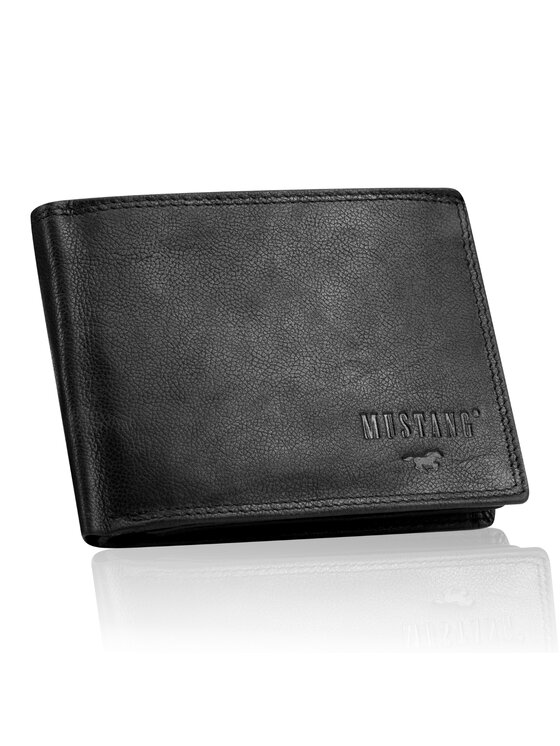 Mustang Mustang Portfel DENIMO HIGH WALLET Czarny