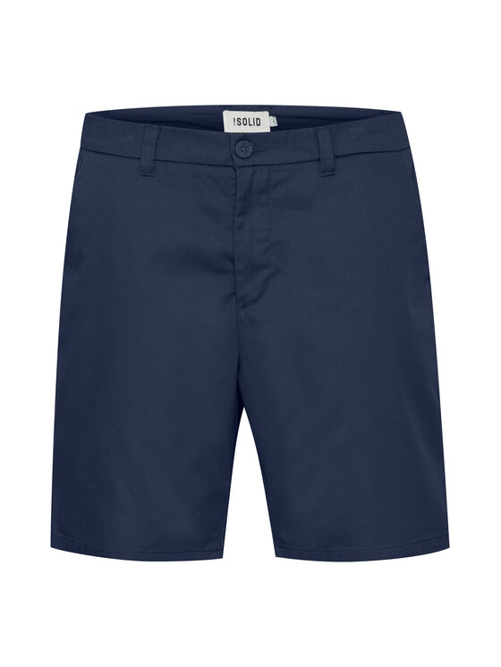 Solid Solid Pantaloncini di tessuto 21107653 Blu Regular Fit