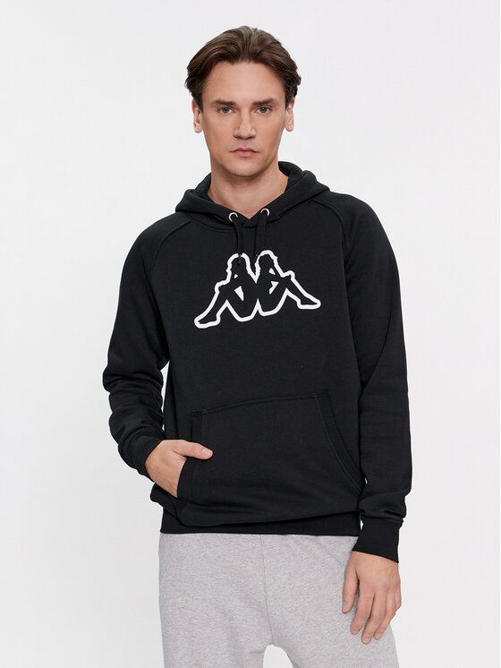 Kappa Kappa Μπλούζα Zaiver 303WEP0 Μαύρο Regular Fit