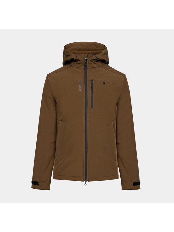Alpinus Alpinus Kurtka softshell ASO Khaki Regular Fit