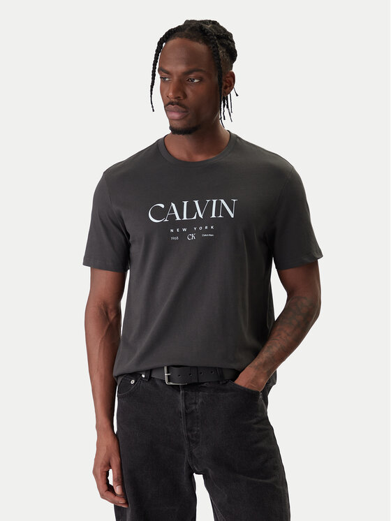 Calvin Klein Calvin Klein T-Shirt LV04RE807G Šedá Regular Fit