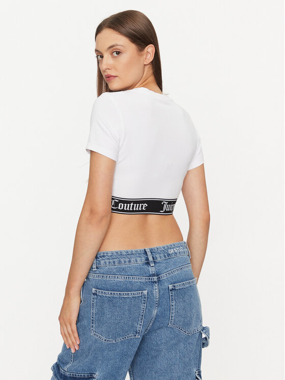 Juicy Couture Juicy Couture T-shirt Sophie JCSSC223412 Bijela Regular Fit