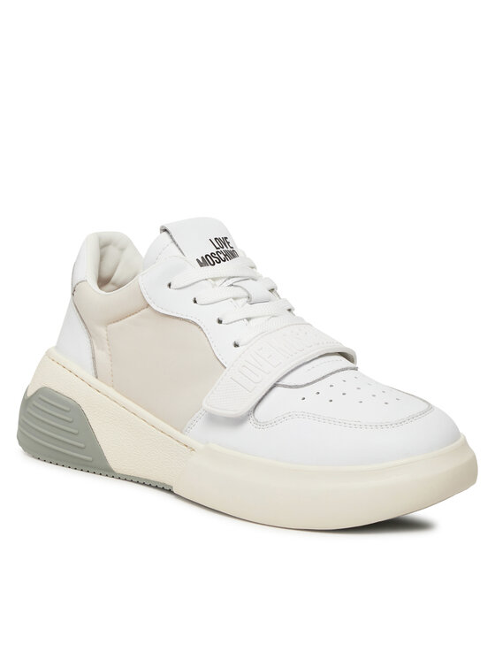 LOVE MOSCHINO LOVE MOSCHINO Sneakersy JA15395G1IINF10A Biały