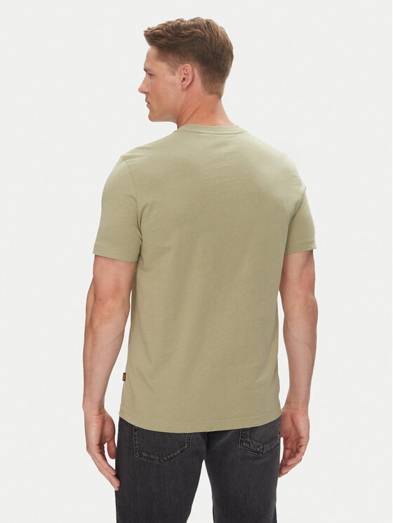 BOSS BOSS T-krekls Te_Animali 50546362 Zaļš Regular Fit