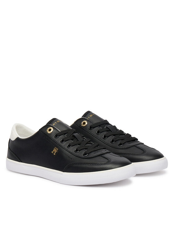 Tommy Hilfiger Tommy Hilfiger Αθλητικά Th Chic Low Profile Vulc FW0FW09104 Μαύρο