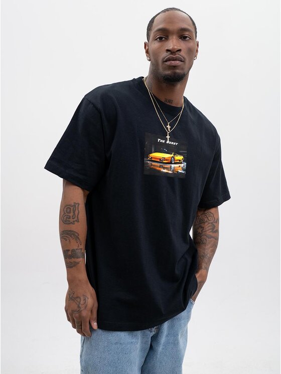 MyStars MyStars T-Shirt 130501 Czarny Oversize