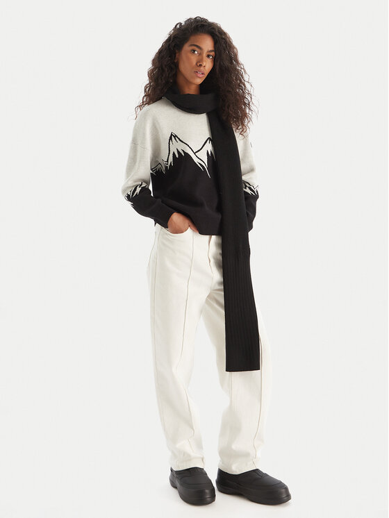 Roxy Roxy Sweter Cozy Sound ERJSW03657 Czarny Regular Fit
