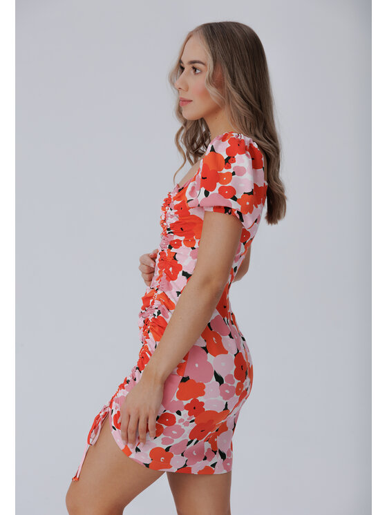 LAURELLA LAURELLA Letní šaty 4TU081 Růžová Regular Fit