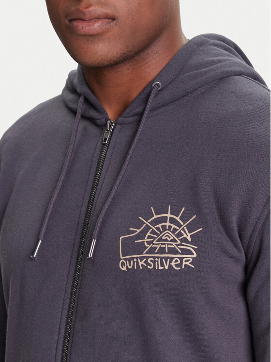 Quiksilver Quiksilver Džemperis ar kapuci EQYFT05133-KSH0 Tumši zils Regular Fit
