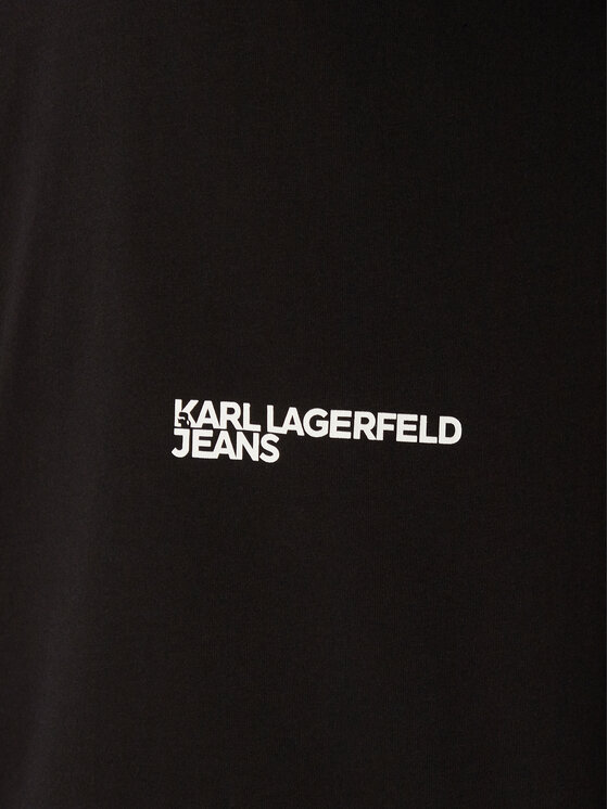 Karl Lagerfeld Jeans Karl Lagerfeld Jeans Marškinėliai B3M17005 Juoda Regular Fit