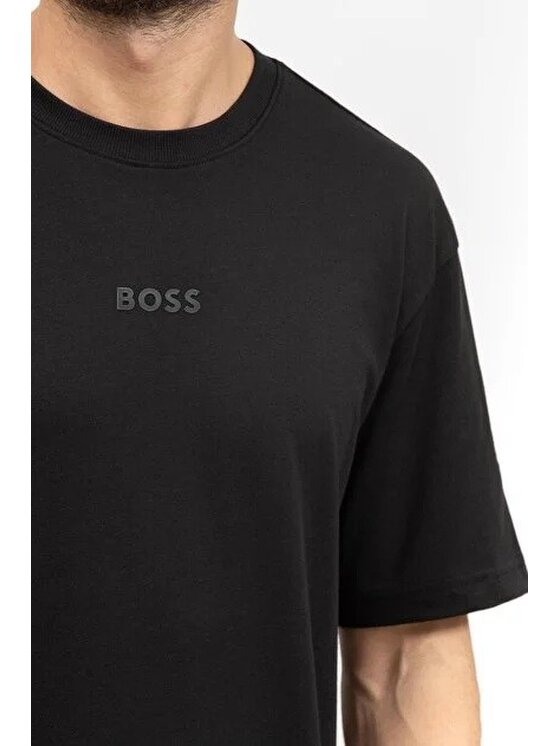 BOSS BOSS T-Shirt 50519368 Černá Oversize