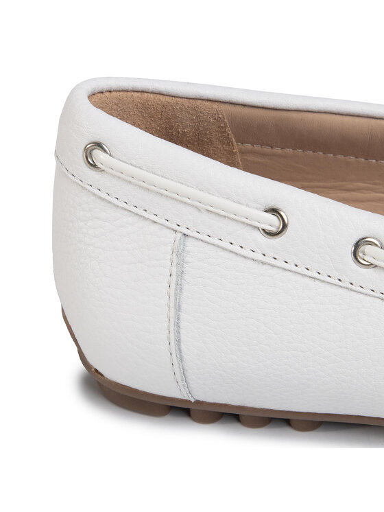 Geox Geox Mokasyny D Leelyan A D724RA 00046 C1000 Biały