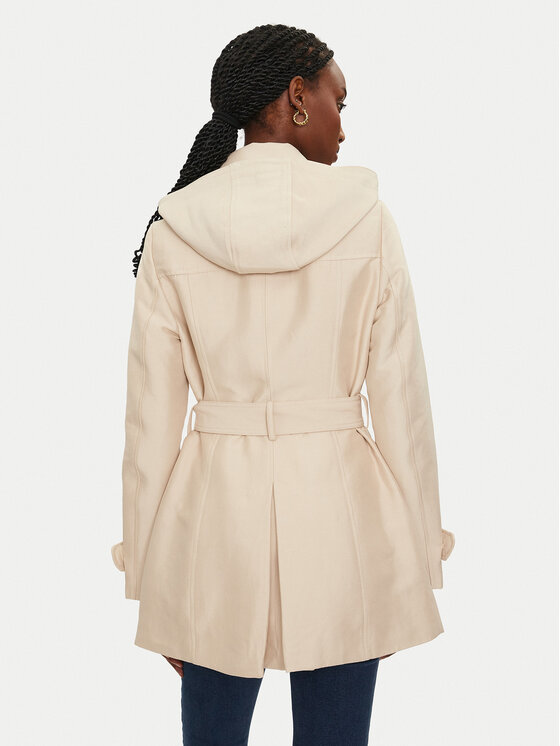 Morgan Morgan Trench 241-GLADIA Bej Slim Fit