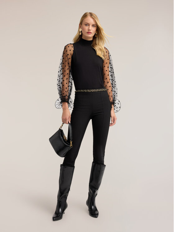 Motivi Motivi Dolcevita M393W004103N033 Nero Regular Fit