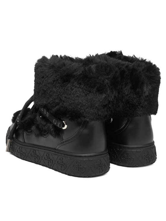 Guess Guess Śniegowce FLFUEK FUR10 Czarny